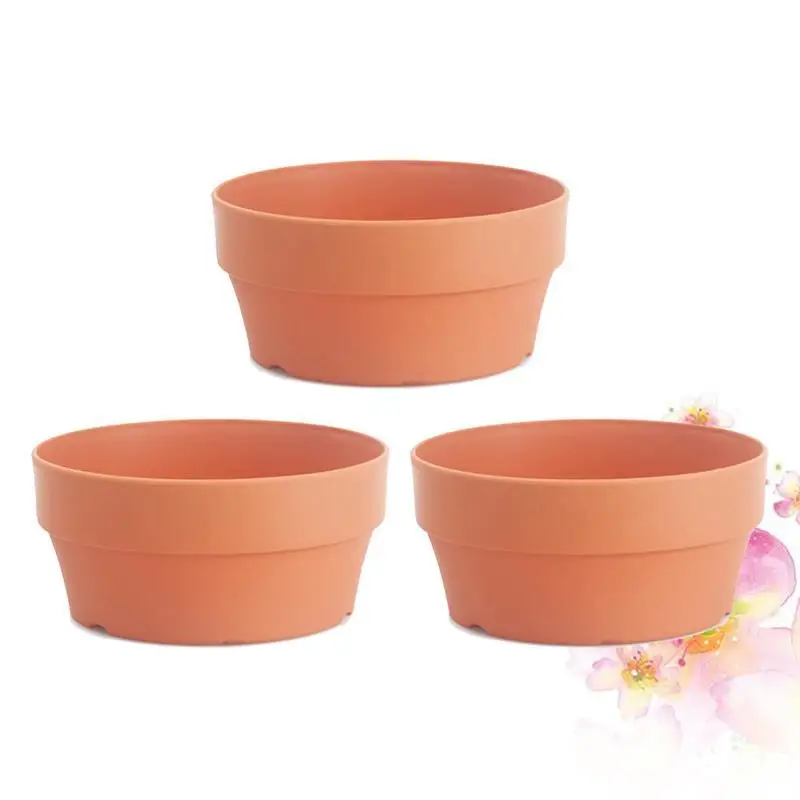 ensemble pots de fleurs en terre cuite